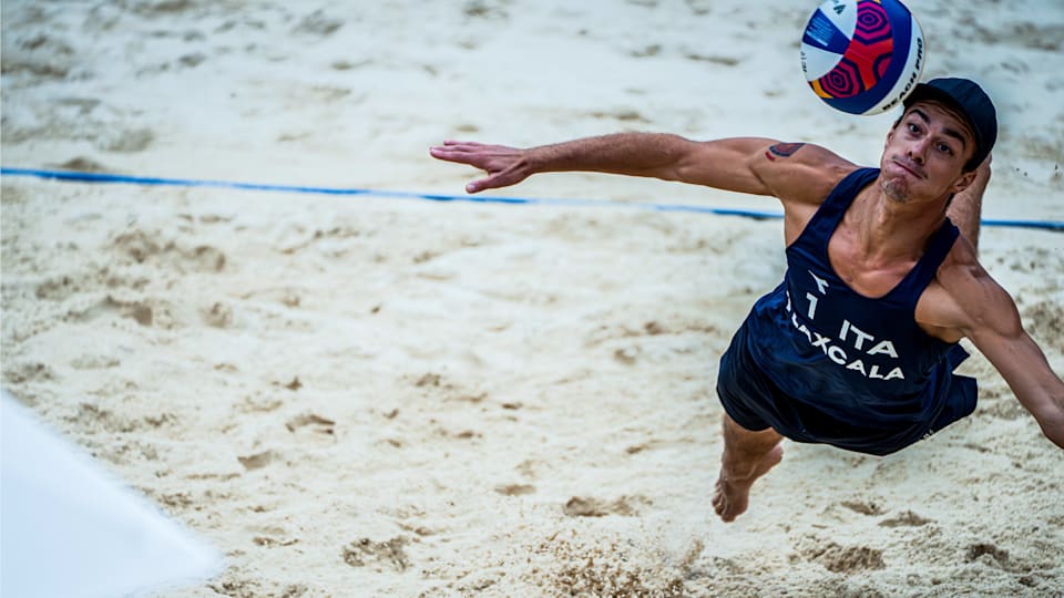 Samuele Cottafava ai Mondiali di beach volley 2023 in Messico