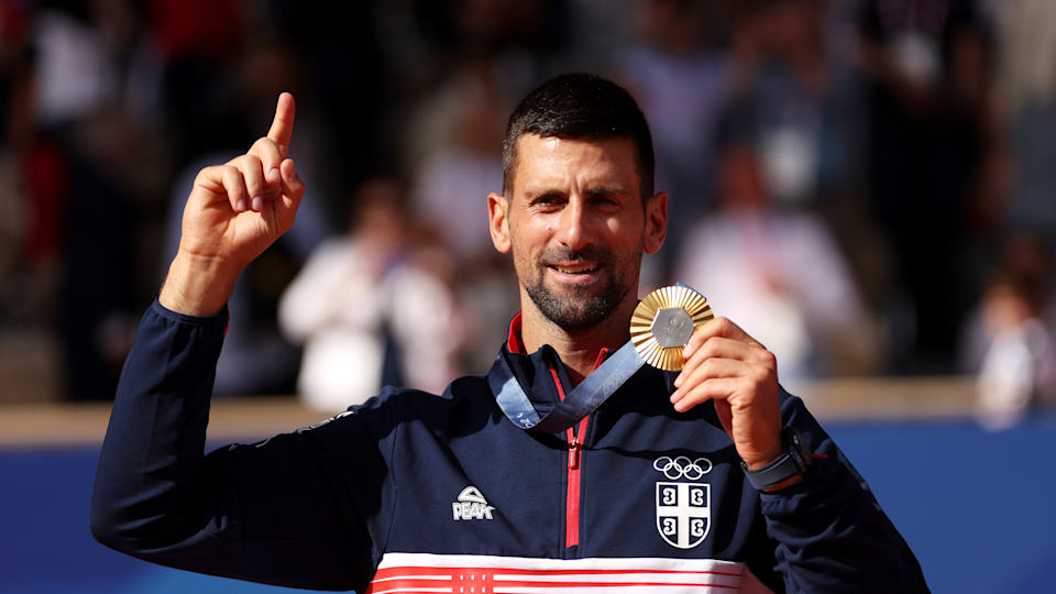 Paris 2024 tennis Novak Djokovic wins Olympic gold to end 16year wait