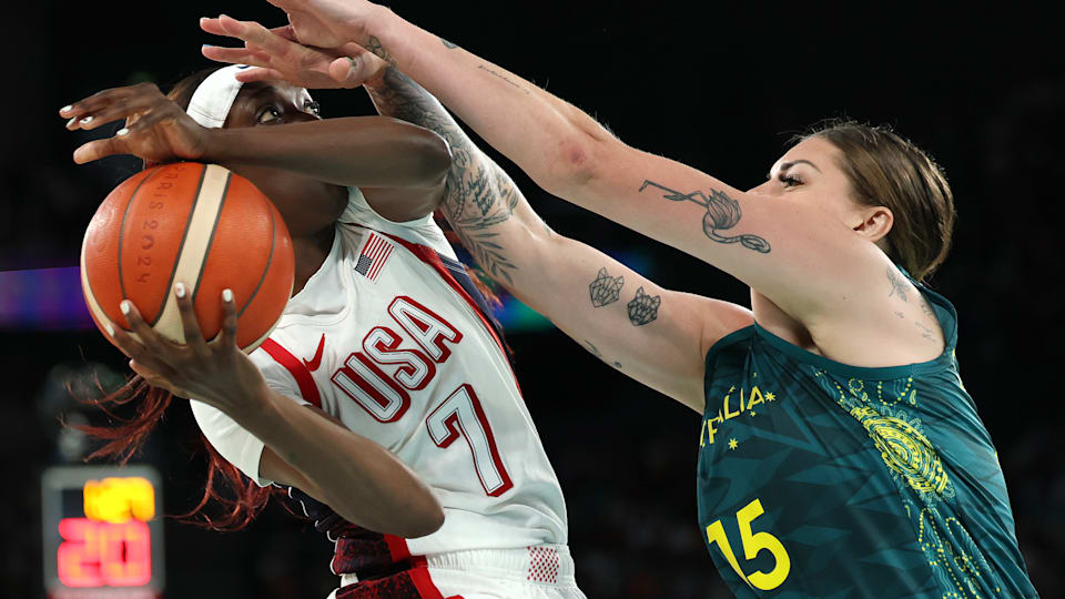 Paris 2024 Olympics basketball Australia women lose to USA in semi