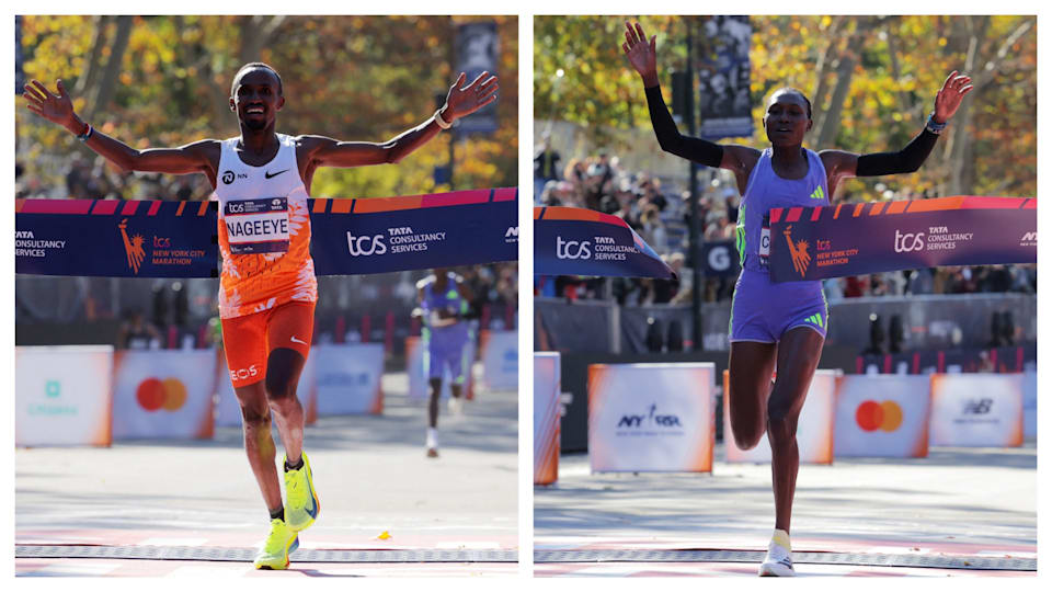 Abdi Nageeye, Sheila Chepkirui use closing kicks to claim first