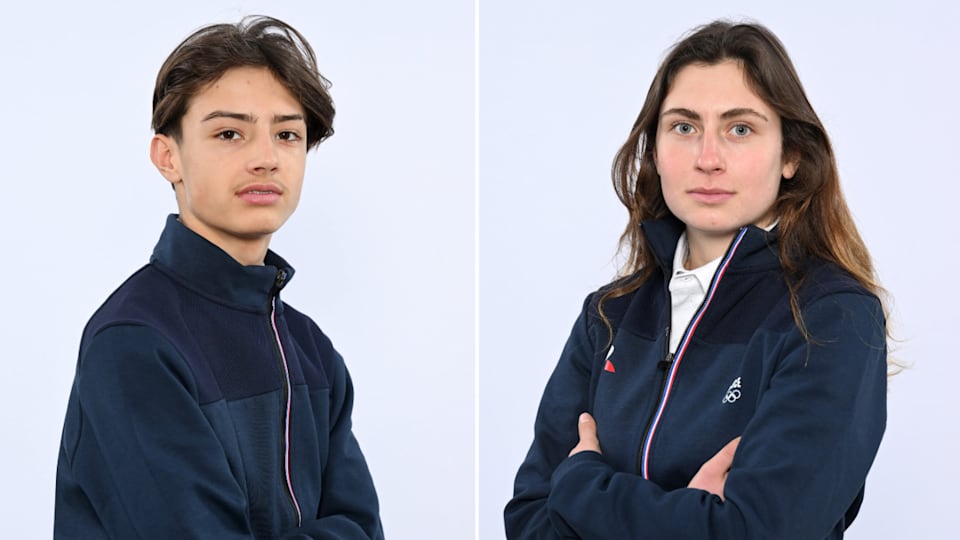 Luca Mérimée and Lilou Zepchi of Team France