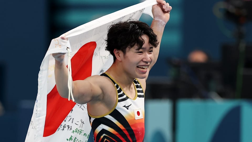 岡慎之助が団体戦に続き個人総合金！2冠達成！橋本は6位／パリ2024体操