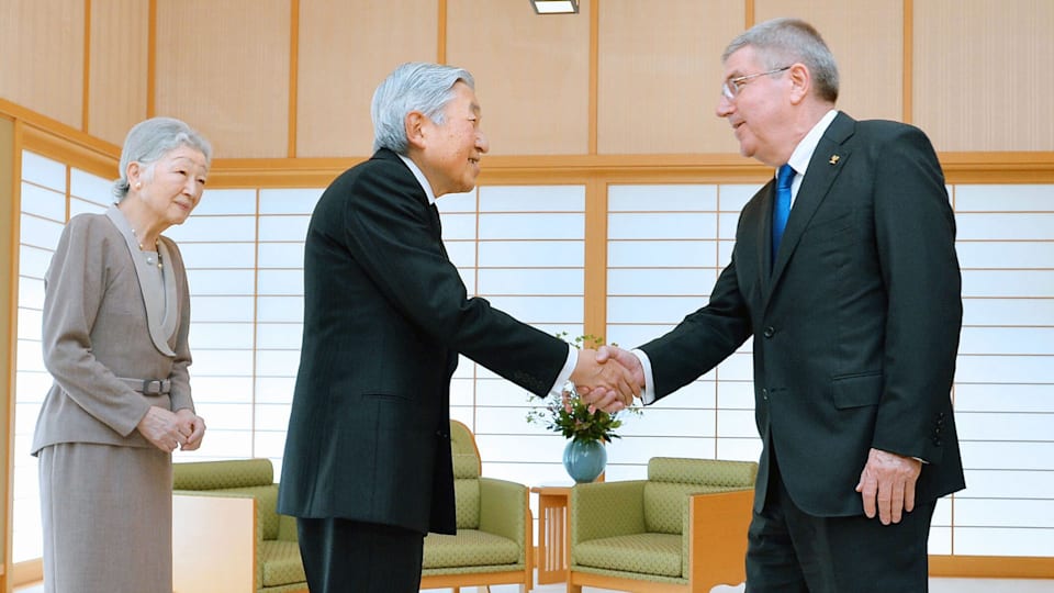 IOC President meets Japanese Emperor