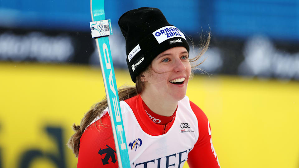 Alpine Ski FIS World Cup 2024/25 Camille Rast scores first World Cup victory in Killington