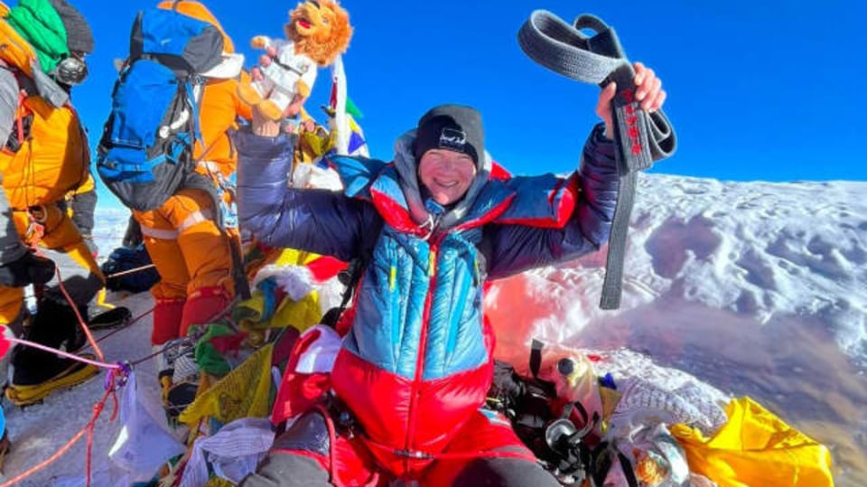 Two-time European judo champion Sabrina Filzmoser reaches Everest summit