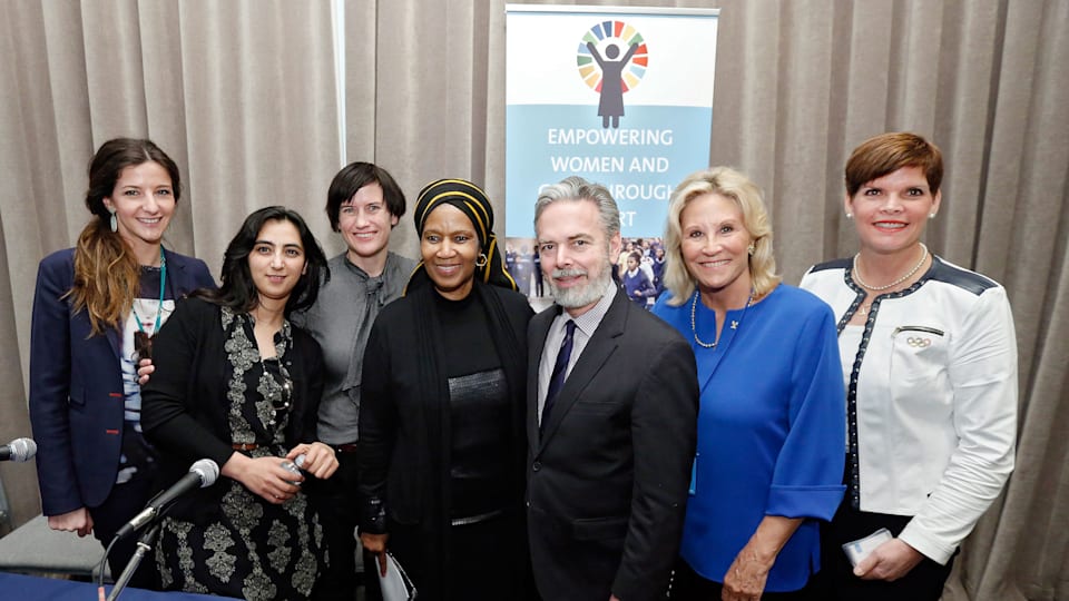 Le CIO à l’ONU pour la contribution du sport à l’amélioration de la condition féminine 