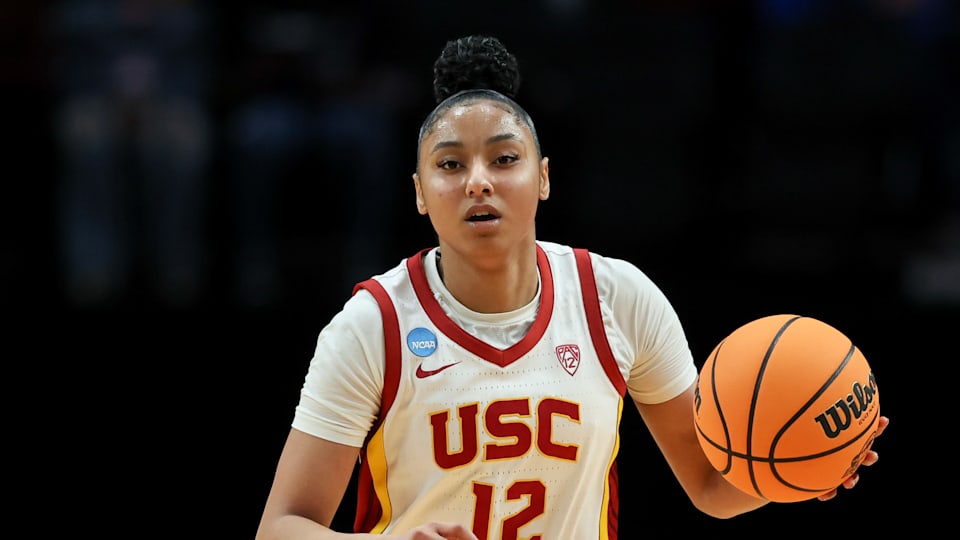  JuJu Watkins #12 of the USC Trojans 