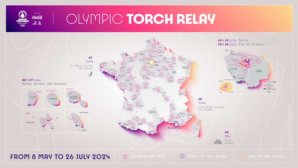 Paris 2024 Olympic Torch Relay: Route unveiled