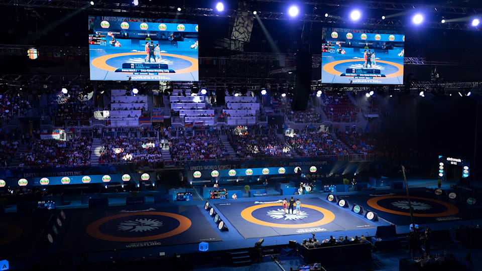 IOC President at the Wrestling World Championships in Budapest