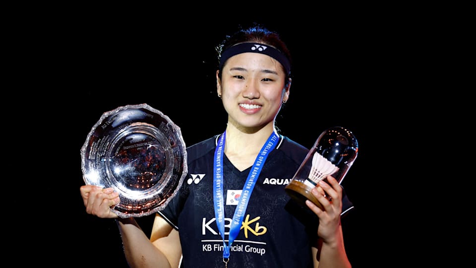 An Se-young All England 2023 trophy