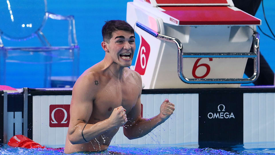Diogo Matos Ribeiro avança em primeiro para final dos 100m borboleta no