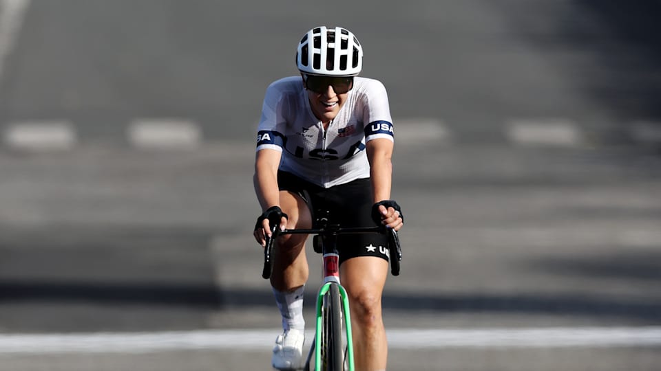 JO de Paris 2024 Cyclisme sur route Kristen Faulkner remporte la course en ligne femmes Lotte Kopecky 3e Resultats
