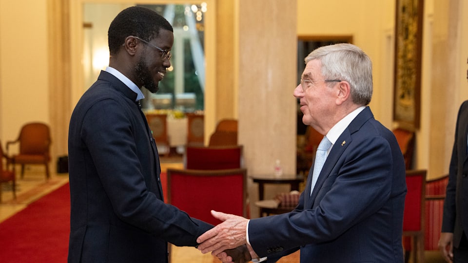 IOC President starts Africa visit in Dakar, Senegal, host of the Youth