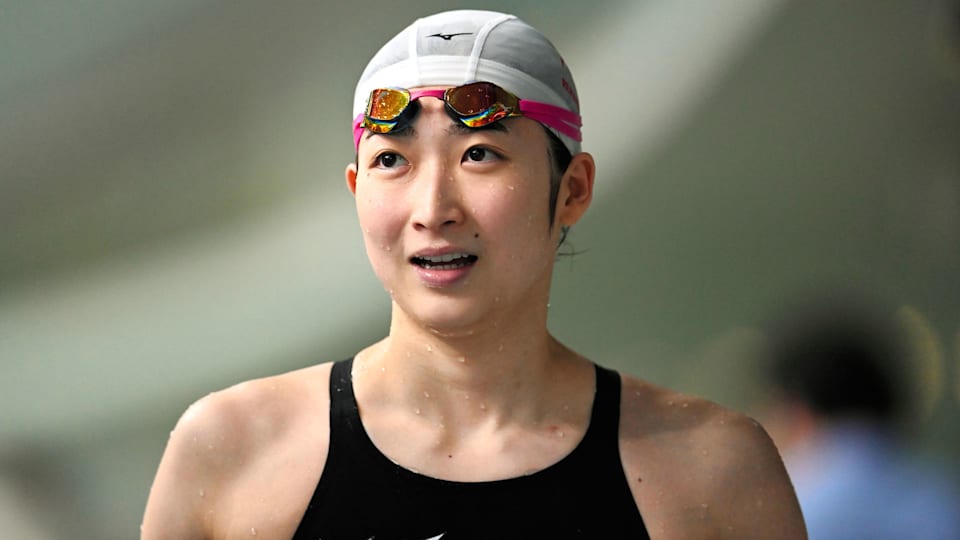 競泳東京都ＯＰ／引き揚げる池江