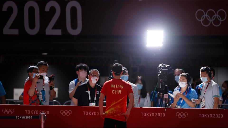 The press at Tokyo 2020