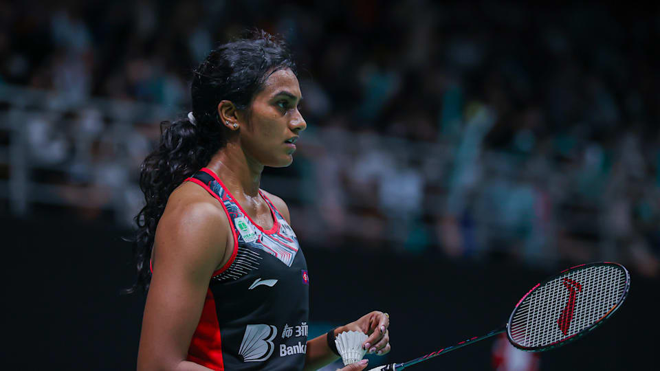 Singapore Open 2024 badminton PV Sindhu ousted by Carolina Marin