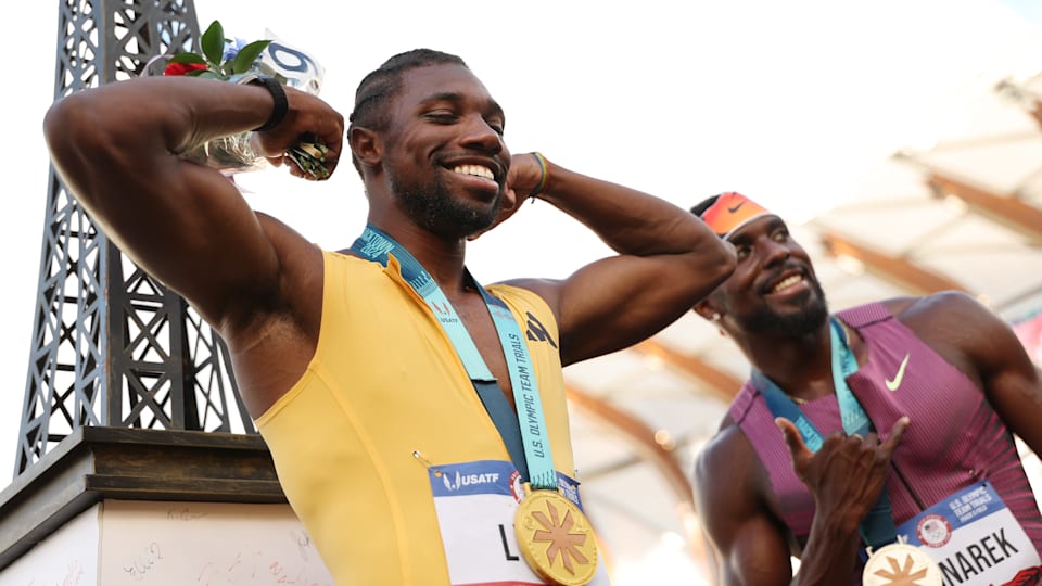 Noah Lyles wins 200m at U.S. Olympic Team Trials track & field, sweeping sprint double after
