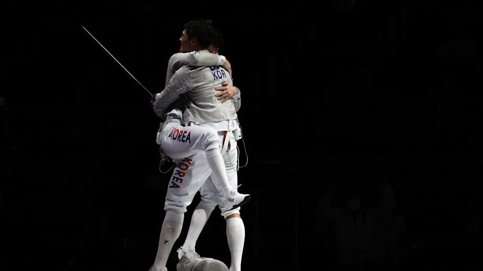 펜싱 사브르 형제 구본길과 오상욱