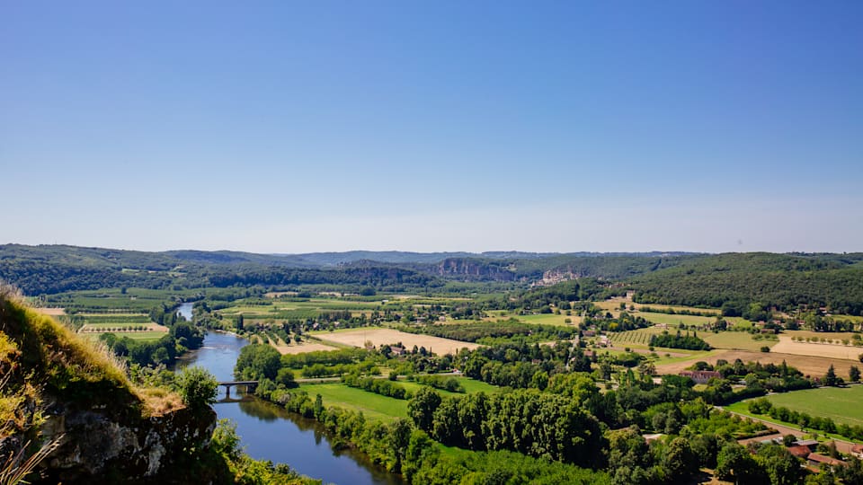 View of the Dordogne Valley from the village of Domme