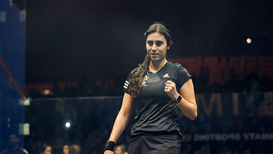 Seven-time world champion Nour El Sherbini