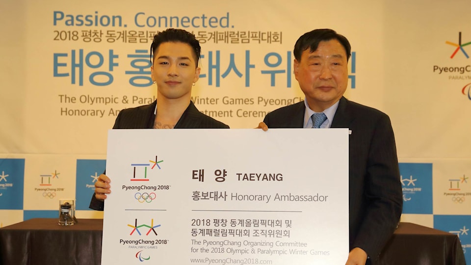 K-Pop artist Taeyang named PyeongChang Ambassador - Olympic News