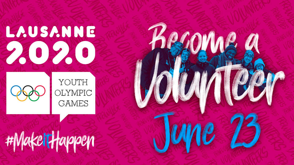 Lausanne 2020 is looking for 3,000 volunteers