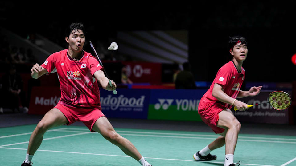 Kang Minhyuk & Seo Seungjae (KOR) badminton men's doubles