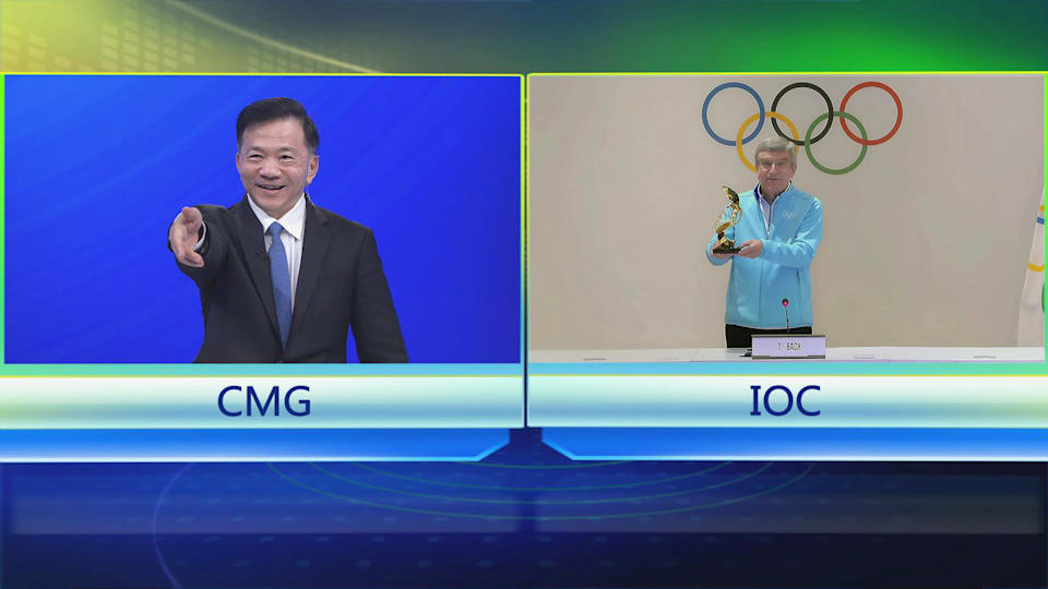 Le président du CIO félicite CMG pour les résultats sans précédent de la diffusion des Jeux de Beijing 2022