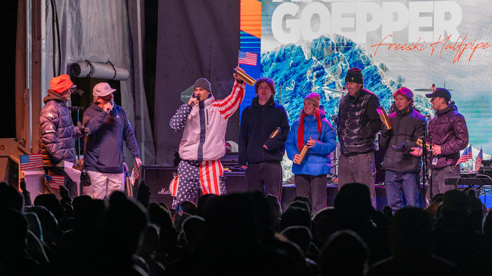 Team USA freeski and snowboarding slopestyle and halfpipe Olympic