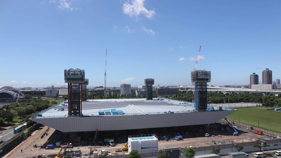 Les travaux de construction des sites olympiques vont bon train à Tokyo