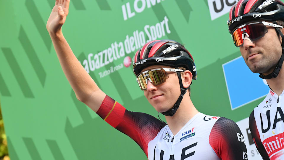 Tadej Pogacer hopes to complete his hattrick of Il Lombardia wins.