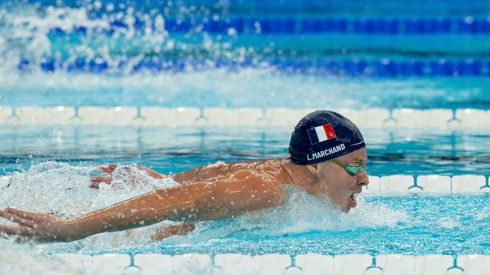 Marchand at Paris 2024
