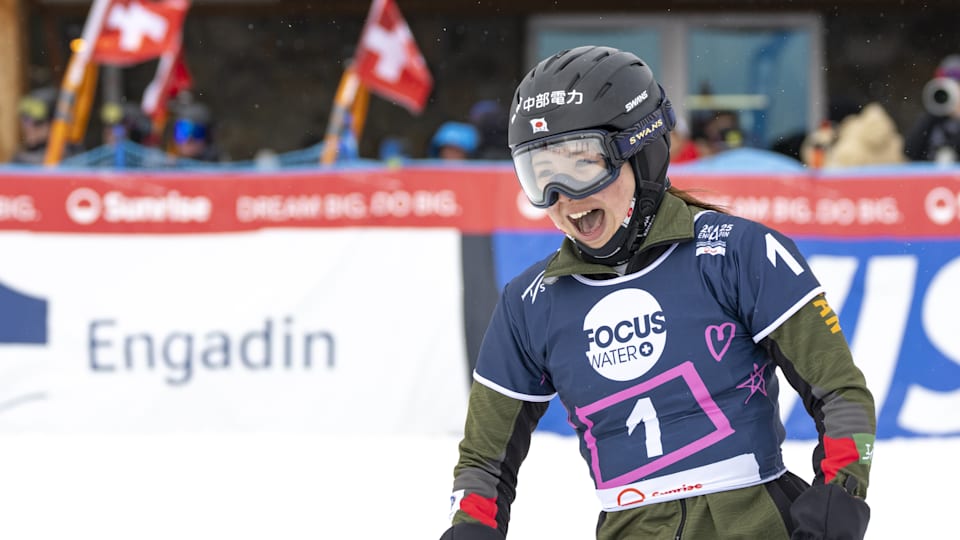 スノーボードパラレル大回転 三木つばき3位／W杯第6戦バンスコ