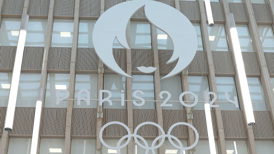 The logo of Paris 2024 Olympics.