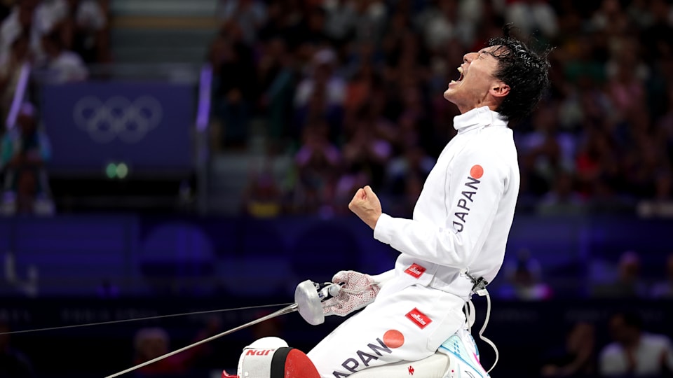 加納虹輝 日本男子エペ個人で日本勢初の金メダル！パリ2024フェンシング