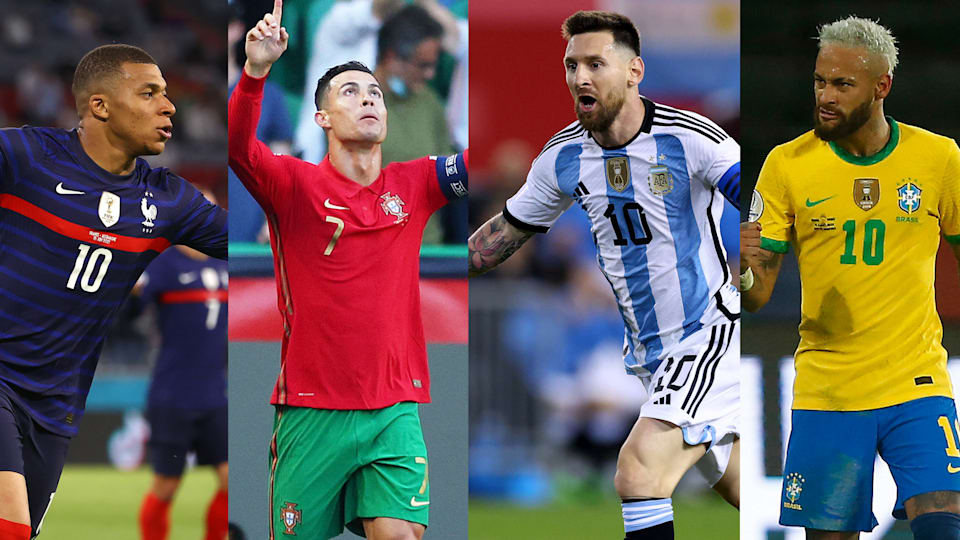 Cristiano Ronaldo Lionel Messi Neymar or Kylian Mbappe Top 10 social media stars at the FIFA World Cup Qatar 2022