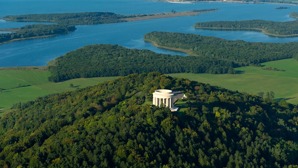 American Monument and Lac de Madine