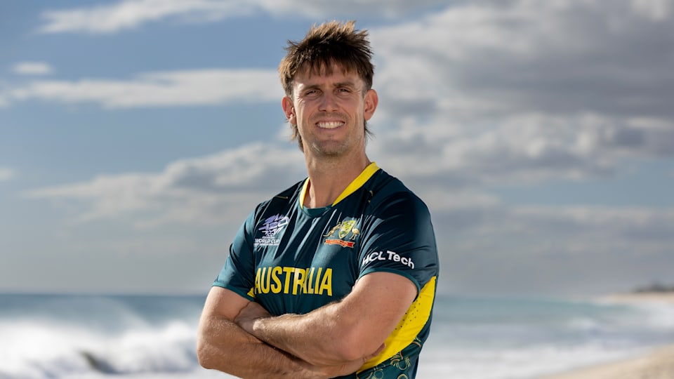 Mitchell Marsh of Team Australia.