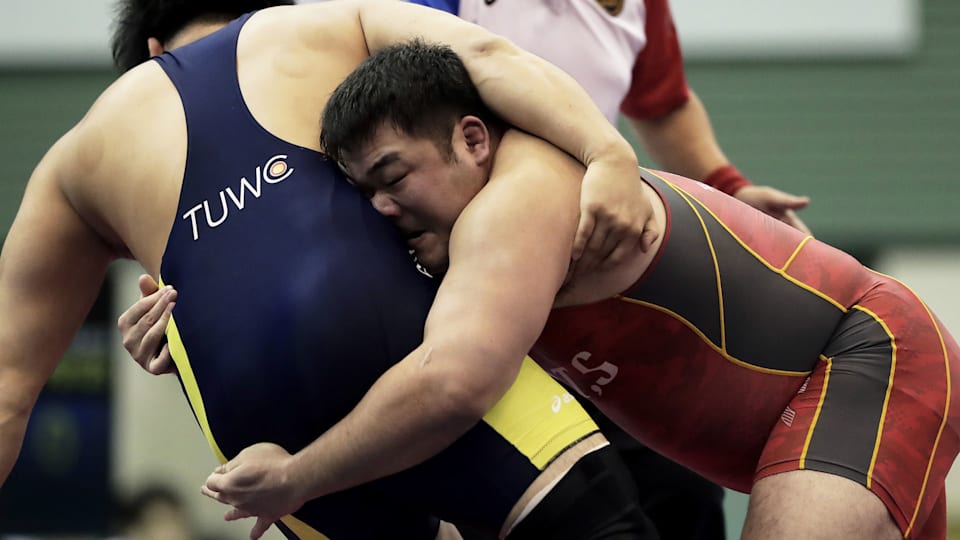 アウトレット福袋 東京五輪アジア予選代表の男子FS125キロ級・田中哲矢は準優勝 オリンピック