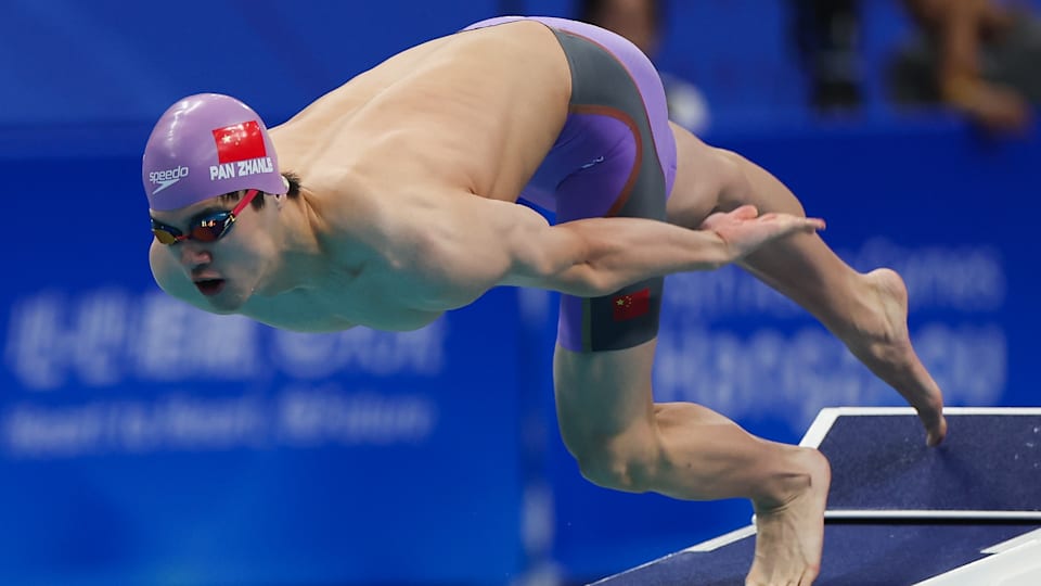 Swimming, World Aquatics Championships 2024 Pan Zhanle breaks men