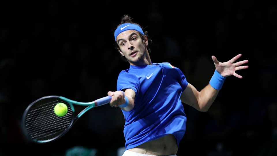 Lorenzo Musetti - team Italy - Davis Cup 2023, Malaga Final 8
