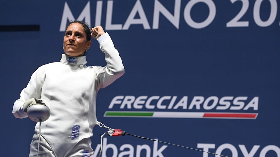 Alberta Santuccio Mondiali di scherma 2023 Milano