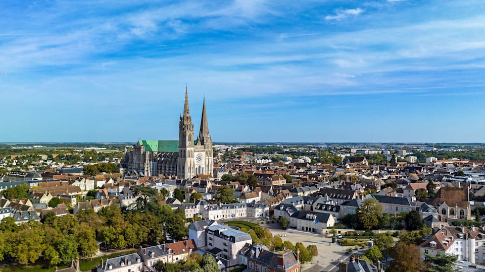 Chartres Cathedral, in the heart of the prefecture of Eure-et-Loir