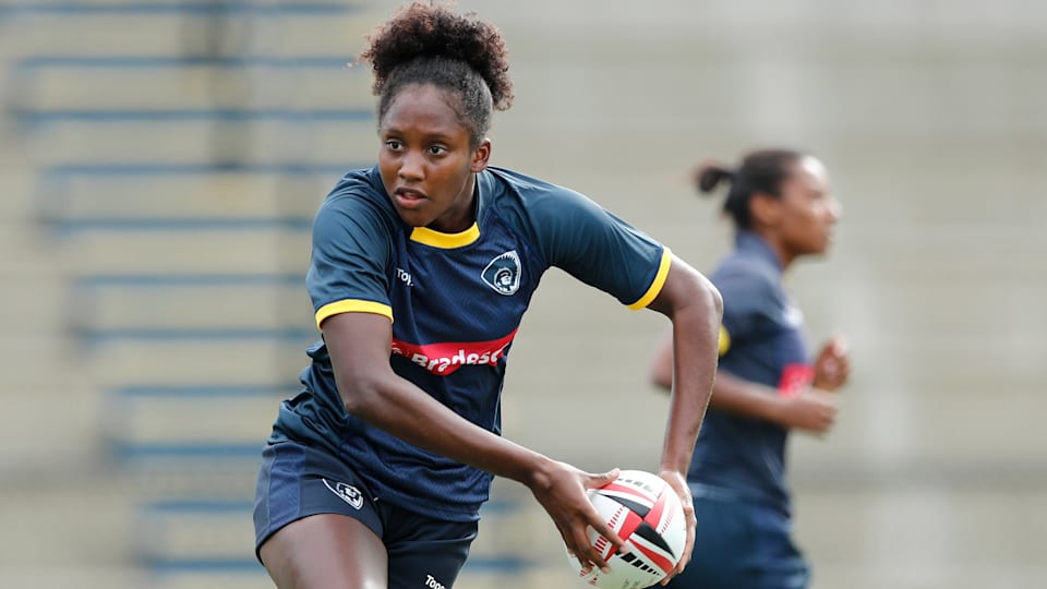 Débutante dans le rugby mondial, la Brésilienne Eshyllen Coimbra Cardoso témoigne de la puissance du rêve olympique