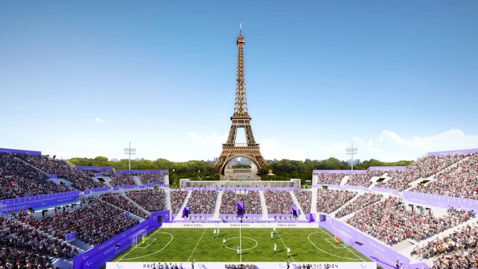 Eiffel Tower Stadium Paralympic Games Paris 2024