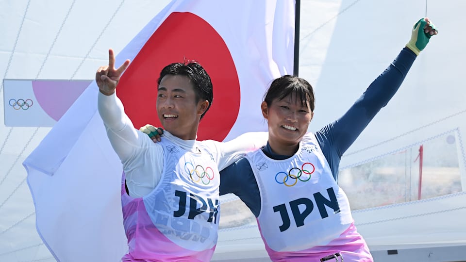 岡田奎樹/吉岡美帆が銀メダルを獲得丨パリ2024セーリング・男女 岡田奎樹/吉岡美帆が銀メダルを獲得丨パリ2024セーリング・男女
