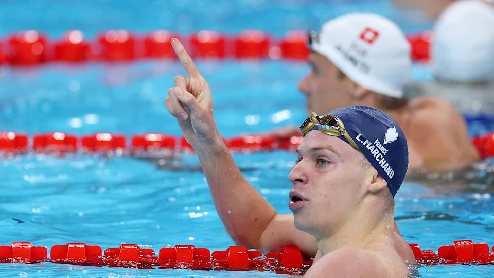 Paris 2024 swimming All results, as France's Leon Marchand claims