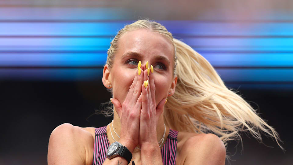Britain's Keely Hodgkinson wins women's 800m at 2024 London Diamond League