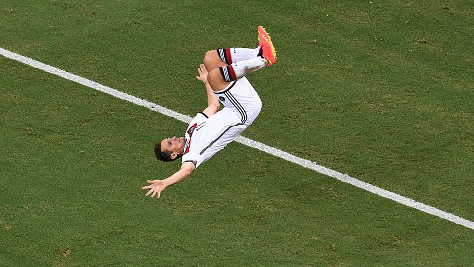 Miroslav Klose has scored the most World Cup goals.