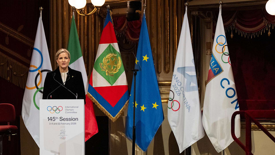 IOC President Kirsty Coventry